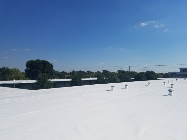 Commercial roofing installation
